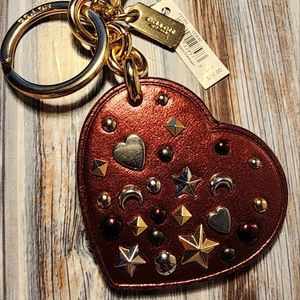 Coach Stardust Studs keychain